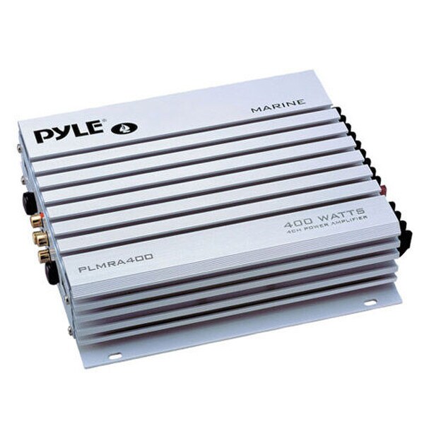 Main product image for OPEN BOX Pyle PLMRA400 Marine Waterproof 4-Channe86-267-7040